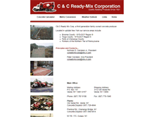 Tablet Screenshot of ccreadymix.com